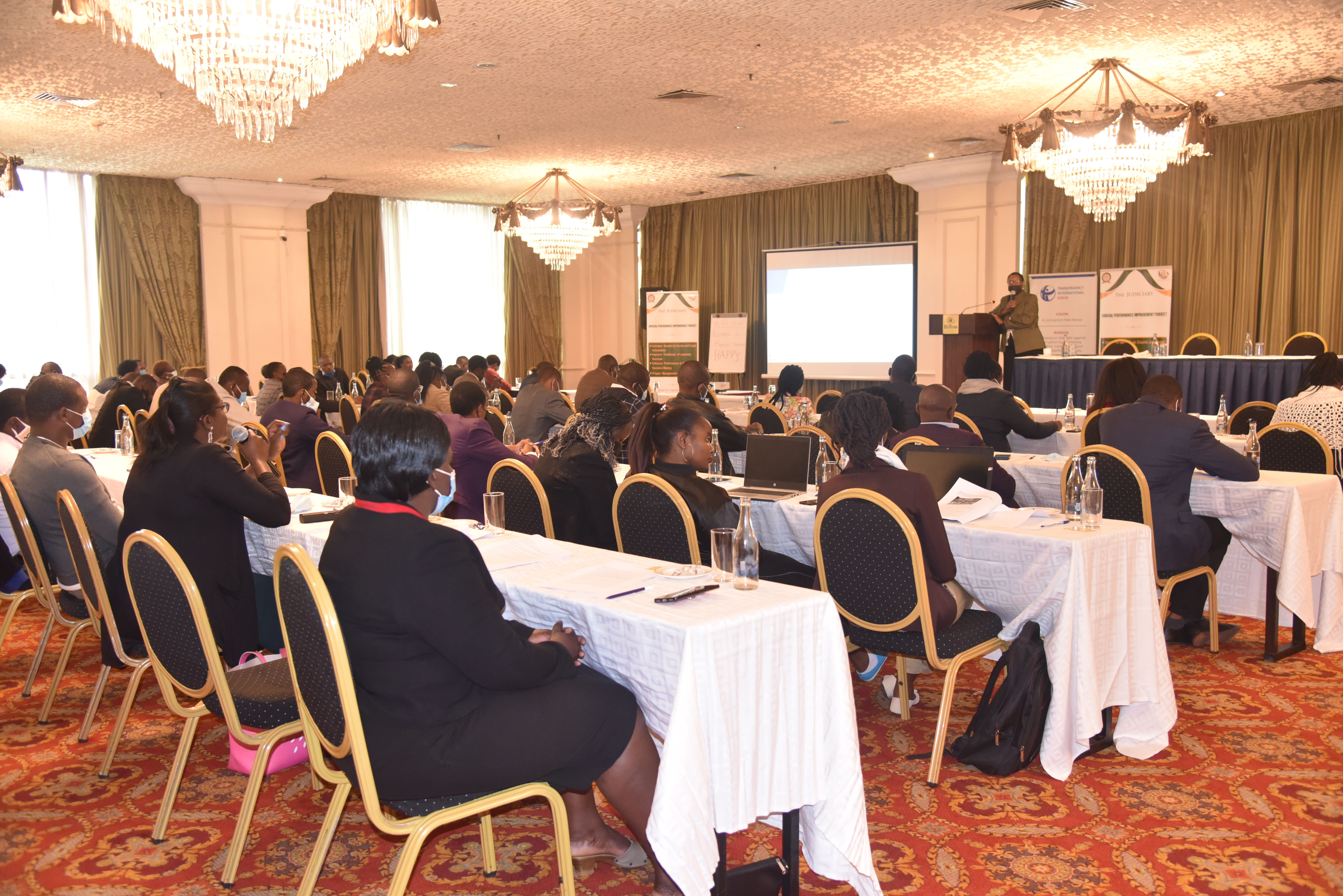 Training the Judiciary on Good Governance and Anti-Corruption measures.