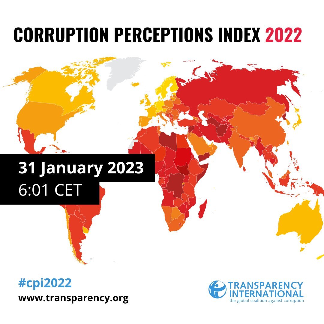 Corruption Perceptions Index 2022